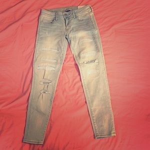 American Eagle Distressed Jeggings